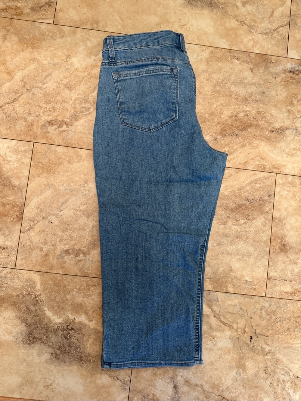 Riders by Lee Blue Cropped Ankle Jeans